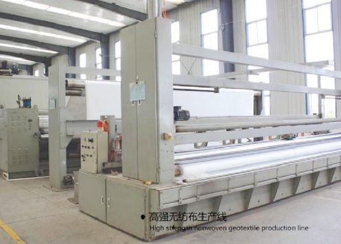 High stfenaitnanwoven geotextile production line