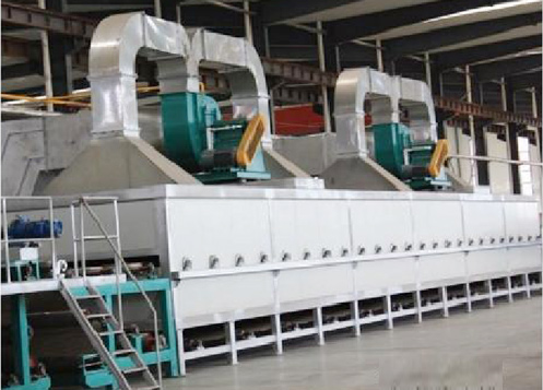 High strength nonwoven geotextile production line